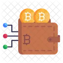 Billetera De Criptomonedas Billetera Bitcoin Billetera Icono