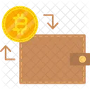 Billetera Bitcoin  Icono