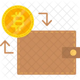 Billetera Bitcoin  Icono