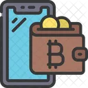 Bitcoin Billetera Cripto Icono