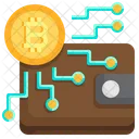 Billetera Bitcoin  Icono