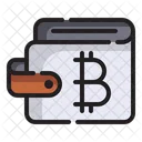 Billetera Bitcoin  Icono