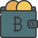 Billetera Bitcoin  Icono