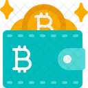 Billetera Bitcoin Billetera Digital Icon