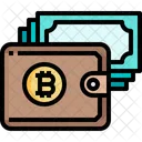 Billetera Bitcoin  Icono