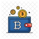 Billetera Bitcoin  Icono