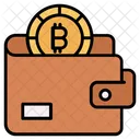 Bitcoin Digital Billetera Icono