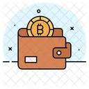 Bitcoin Digital Billetera Icono