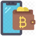Billetera Bitcoin  Icono