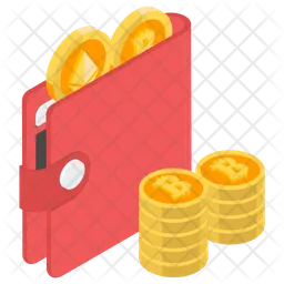 Billetera de criptomonedas  Icono