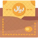 Billetera de Arabia Saudita  Icono