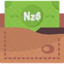 Billetera de Nueva Zelanda  Icono