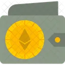 Billetera Ethereum Altcoin Billetera Criptografica Icono