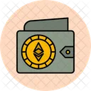 Billetera Ethereum Altcoin Billetera Criptografica Icono