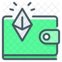 Billetera ethereum  Icono