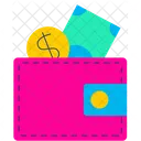Billetera Dinero Moneda Icon