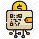 Billetera qr  Icono