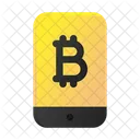 Billetera de teléfono bitcoin  Icono