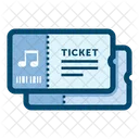 Billets De Concert Billet Concert Icône