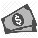 Billets Dun Dollar Factures Dollar Icône