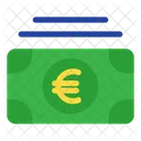 Euro Argent Monnaie Icon