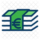 Euro Argent Monnaie Icon