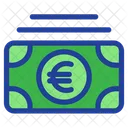 Euro Argent Monnaie Icon