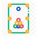 Interactive Game Billiard Icon