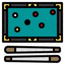 Billiard Player Entertainment Icon