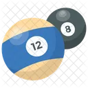 Balls Number Billiard Icon