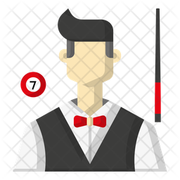 Billiard player Icon