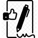 Billigung Genehmigung Akkreditierung Symbol