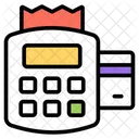 Billing Machine Card Payment Invoice Machine Icon