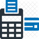 請求機、請求書、領収書 アイコン