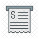 Billing Machine Invoice Dollar Symbol Icon
