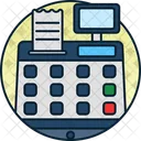 Billing Machine Checkout Receipt Icon