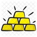 Billion Gold Stack Gold Coins Icon