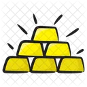 Billion Gold Stack Gold Coins Icon