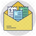 Bills Invoices Paying Icon