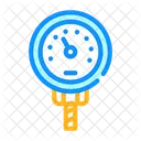Bimetallic Thermometer Color Icon