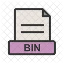 Bin File Extension Icon