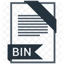 Bin Format Document Icon