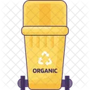 Bin for organic waste  Icon