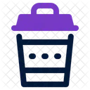 Bin Recycling Garbage Icon