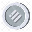 Binance Silver Cryptocurrency Crypto Icon