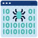 Binäre Malware  Symbol