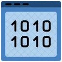 Binarcode Web Entwicklung Symbol