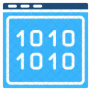 Binarcode Web Entwicklung Symbol