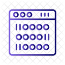 Binario Codigo Codificacion Icono