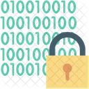 Binario Bloqueo Numeros Icono